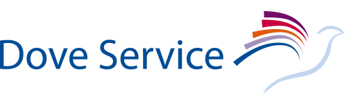 Image of a Dove. The Dove Service logo